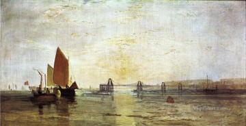 The Chain Pier Brighton Romantic Turner Oil Paintings